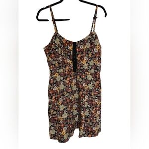 Lily Rose Floral Sleeveless dress Junior's sz XL